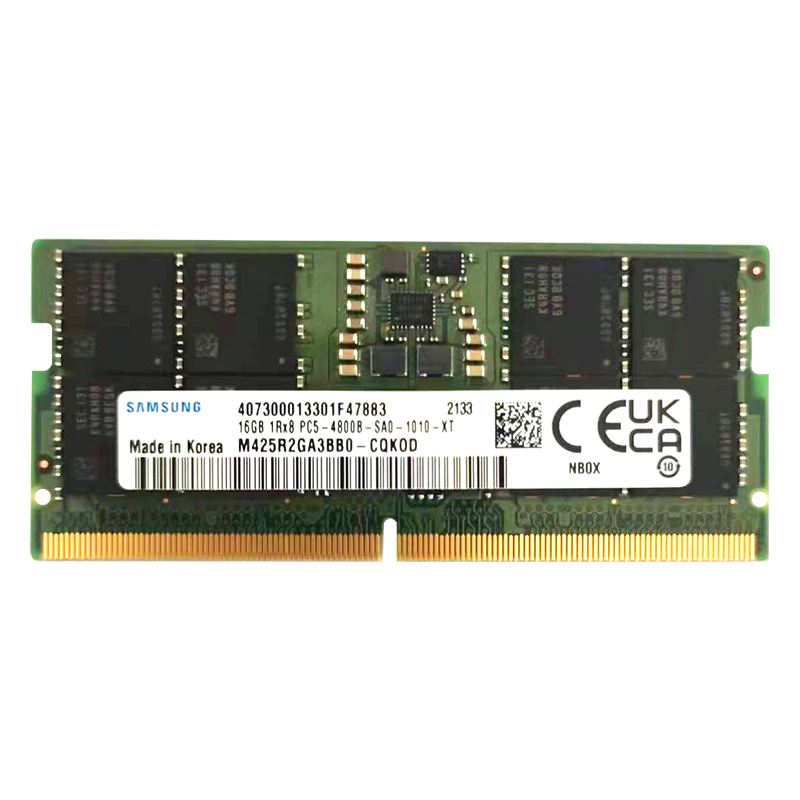 三星（SAMSUNG） DDR5  4800笔记本内存条 16GB 4800MHz单条    429元