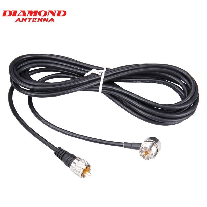 DIAMOND ANTENNA 日本钻石 EC-H 车载电台对讲机馈线 4米 50-3 线径5mm怎么看?