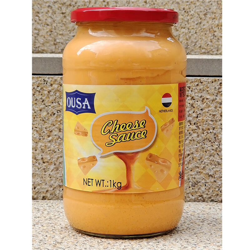 欧萨墨西哥风味切达奶酪酱玉米片蘸酱调味料芝士酱 黄色