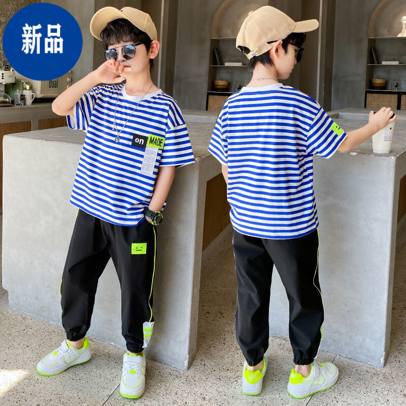 男夏款中童男装12岁到15岁夏季小男孩子8岁衣服夏天小学生夏装薄