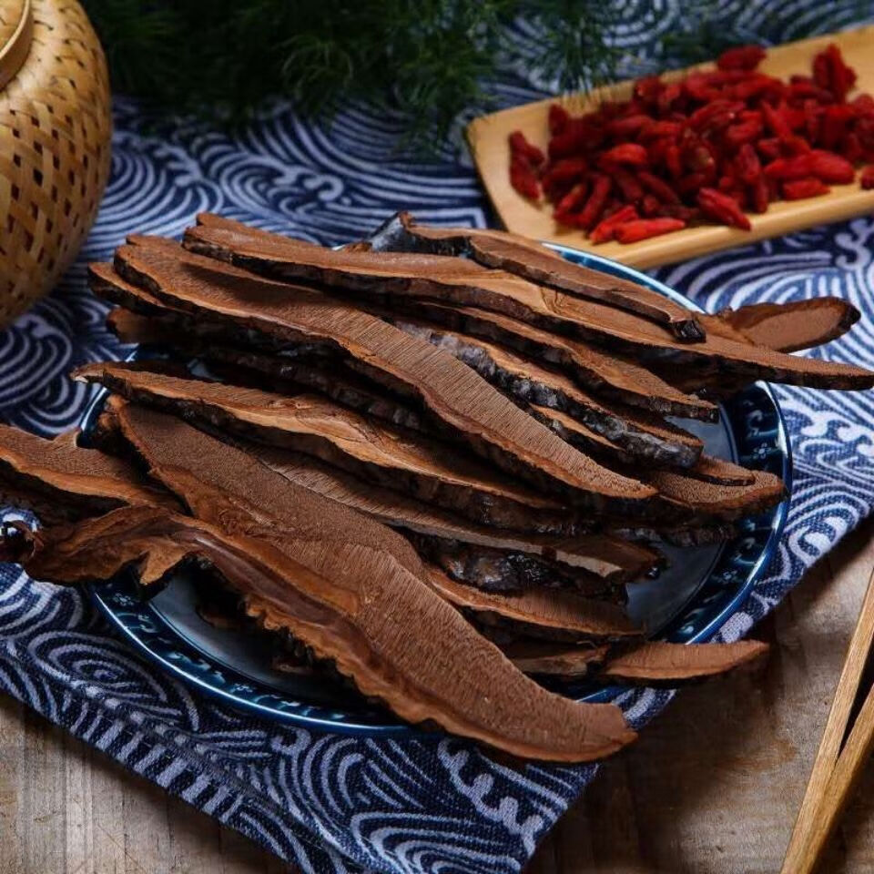 花色堂首单立减【精选大片】灵芝片赤灵芝紫灵芝安神泡茶煲汤长白山野生 黑灵芝片不苦[502.87克]+88.8