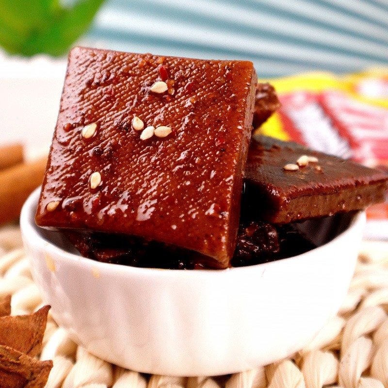 小食嘴平江酱香豆干休闲食品麻辣味酱香味湖南特产独立小包装40包