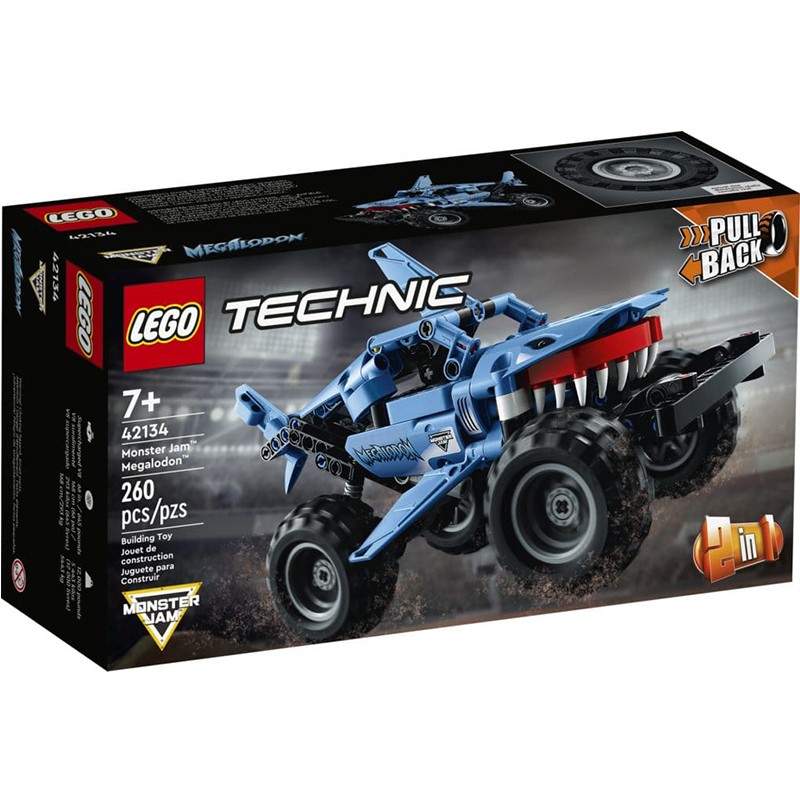 乐高(lego)积木机械组科技系列 42134巨齿鲨鱼车男女孩儿童拼装积木