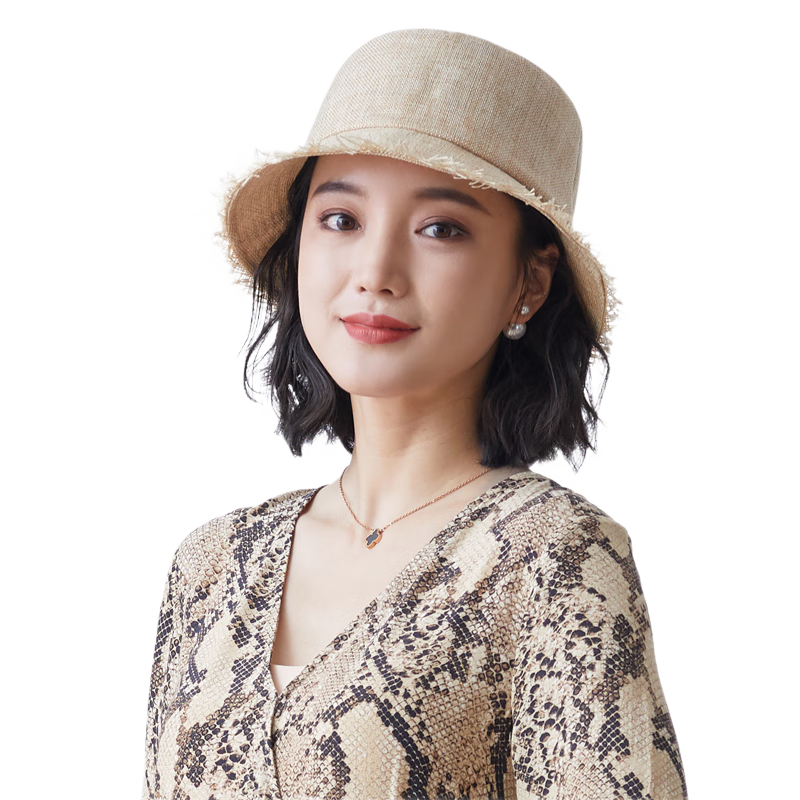677888遮陽帽子女短帽檐小禮帽搭配草帽漁夫帽