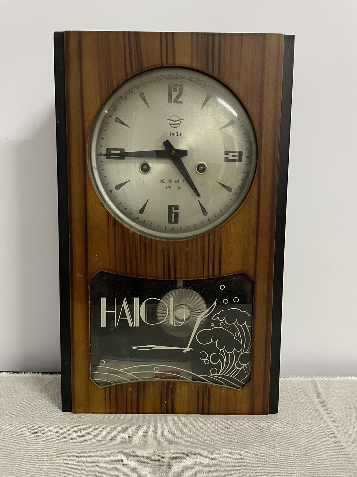 流彗老式机械摇摆挂钟老物件怀旧农村老式挂钟表摆件农家乐民俗复古装