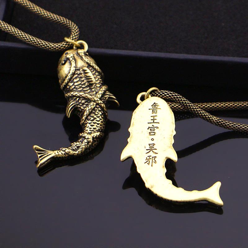 艺枼 yiyered蛇眉铜鱼 自鲁王宫 蛇眉铜鱼周边 项链sn8459 蛇眉铜鱼