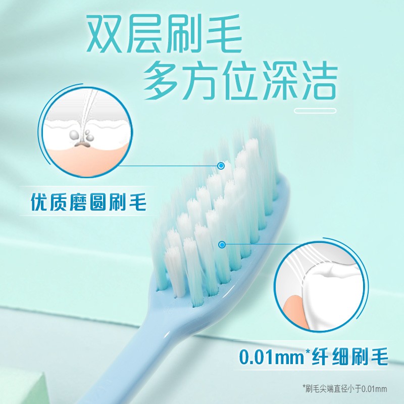 好来(DARLIE)原黑人牙刷柔丝深洁纤洁 超软毛牙刷男女成人护龈深层洁净 柔丝深洁6支+柔丝纤洁*6,共 12支