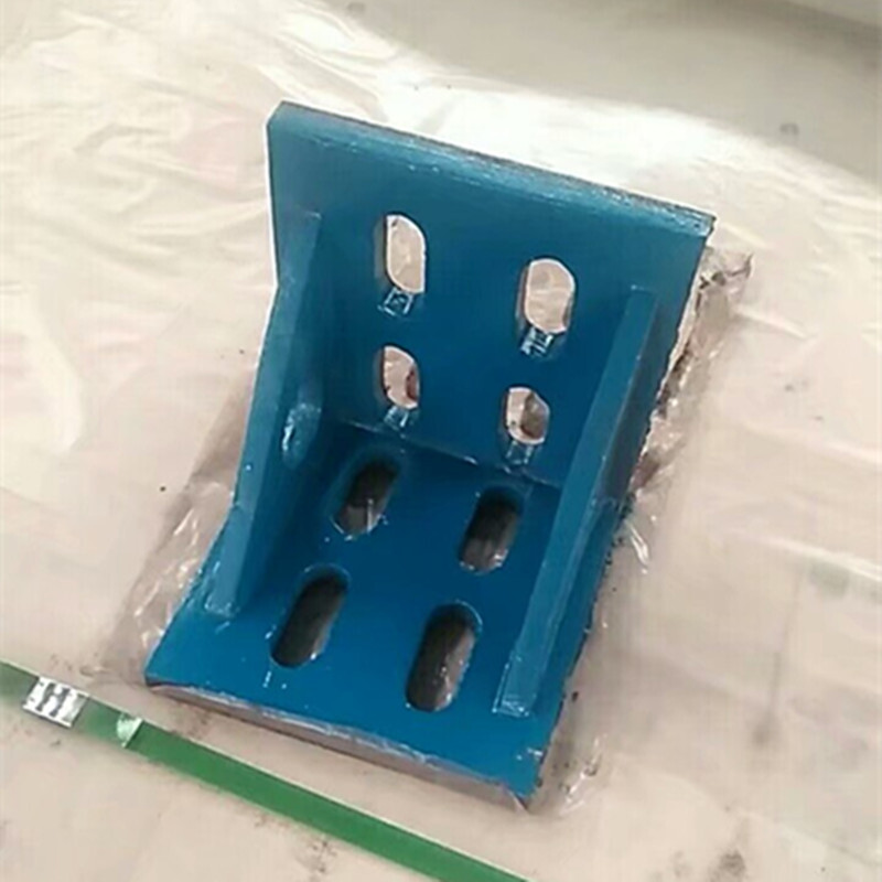 板90度工装夹具加工中心靠板t型槽划线曲铮靠山工作台 200*200(u型孔)