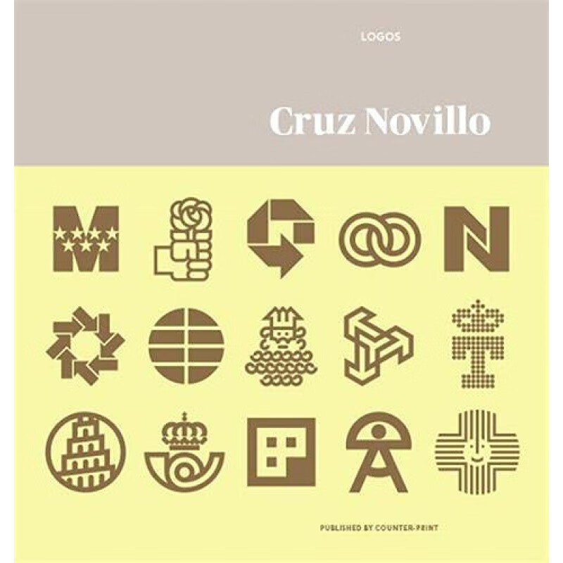 现货英文原版 Cruz Novillo Logos 克鲁兹诺维洛标志Jon Dowling艺术标志设