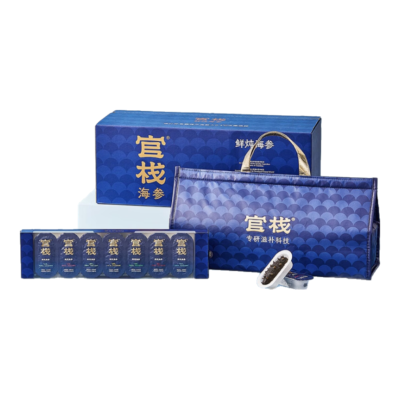 官栈 海参 鲜炖海参 240g 【5S双周礼盒款】 1049.0元（合1049元/件）