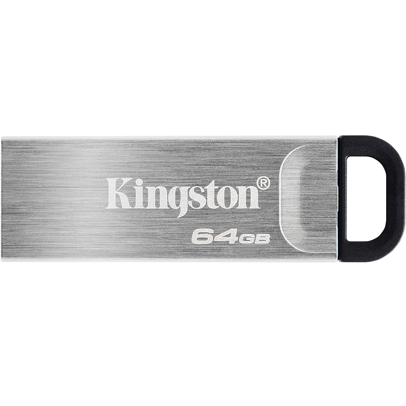 金士顿（Kingston） u盘 金属U盘定制刻字 高速USB3.2 DTKN车载商务标加密学生优盘 64G定制（内容发客服）