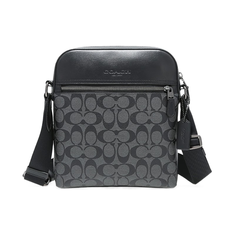 Coach Houston 22 С�� PVC��Ƥб����ʲ�� ̿��ɫ 4010-QBMI5 1024Ԫ