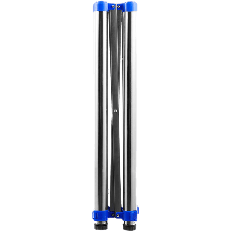 非洲鷹（feizhouying）桌架子桌腿支架折疊桌架不銹鋼餐臺(tái)腳加厚桌子腿圓桌腿伸縮桌腳架  加固款75高伸縮架  120cm