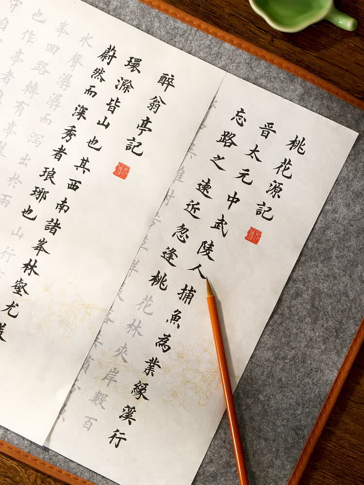 【精选10篇文言文】欧体小楷毛笔字帖初学者入门临摹桃花源兰亭序 单