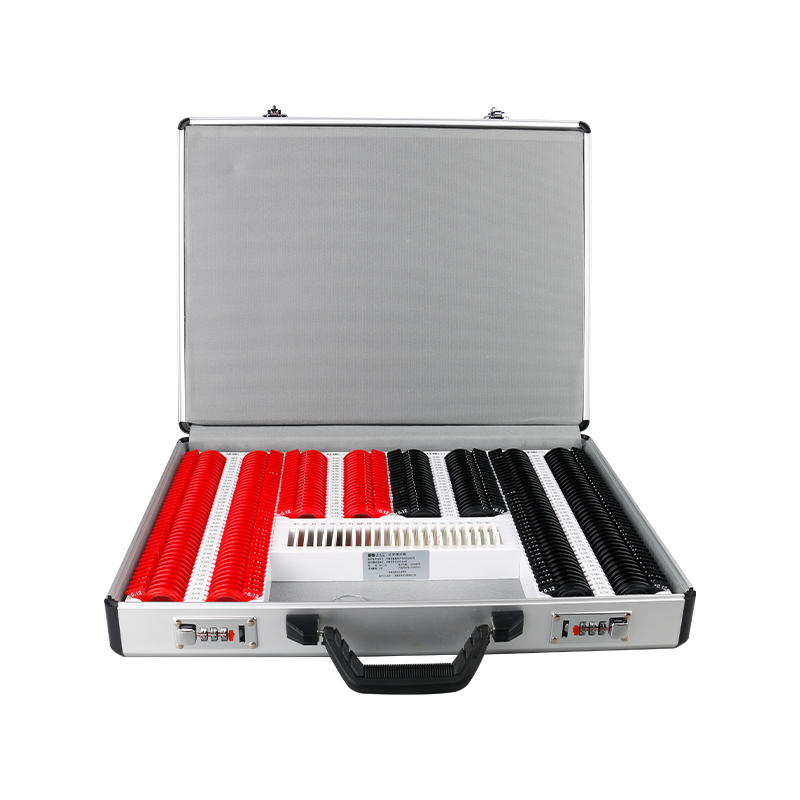 眼镜工具镜片箱nce266片试片箱验光盘塑料圈金属锁箱插片箱