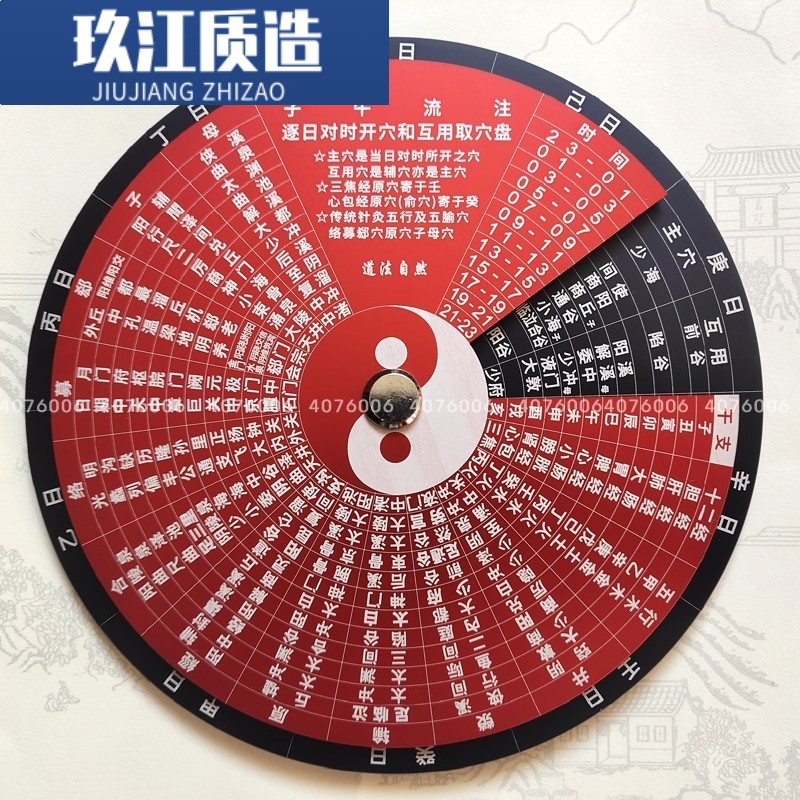 新品 灵龟八法取穴盘倪海厦针灸教学子午流注中医临床学习新款 蚀刻版