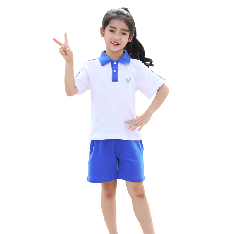 米兔果夏季学生装夏装短袖t恤校服裤深圳市校服秋装长袖长裤套装小