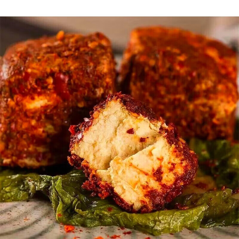 宜享健康红白豆腐乳四川特产什邡红方易氏白菜叶麻辣味毛豆腐