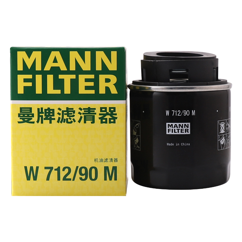 曼牌(MANNFILTER)机油滤清器机油滤芯机滤W712/90价格走势及购买推荐