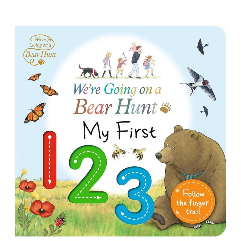 were going on a bear hunt: my first 123 原版英文儿童自然拼读