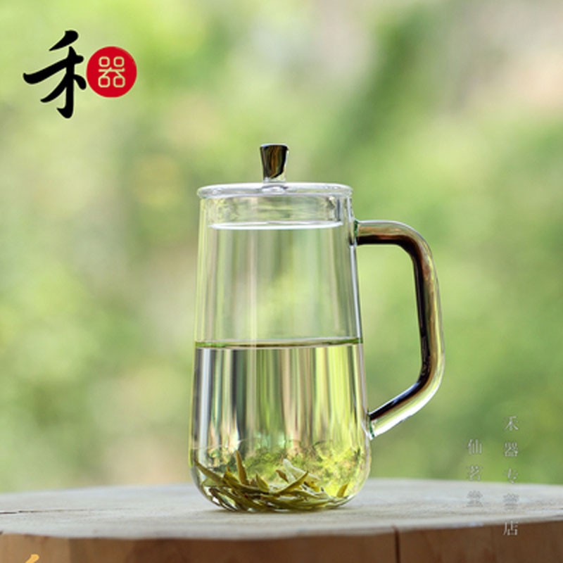 丰陶张生 禾器玻璃水杯青霓杯办公室泡茶杯耐高温