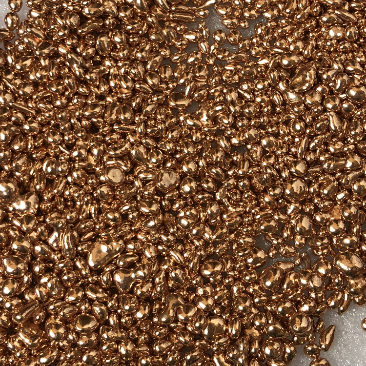 泥之昕高纯紫铜粒黄铜粒白铜粒纯铜粒红铜粒抗氧化环保铜颗粒铜球铜豆