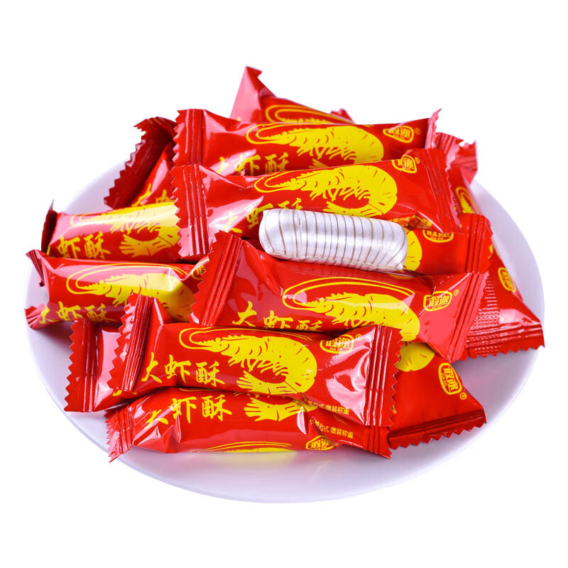 维霆2/3斤老北京味大虾酥花生酥心糖年货一百五十克结婚喜糖果 精品