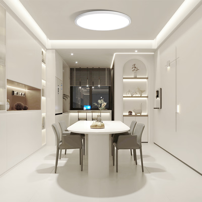 RIGHTWAY智能吸顶灯卧室护眼灯led灯客厅灯简约现代大气家用2025年新款 背面RGB多彩款-40cm 10-20㎡