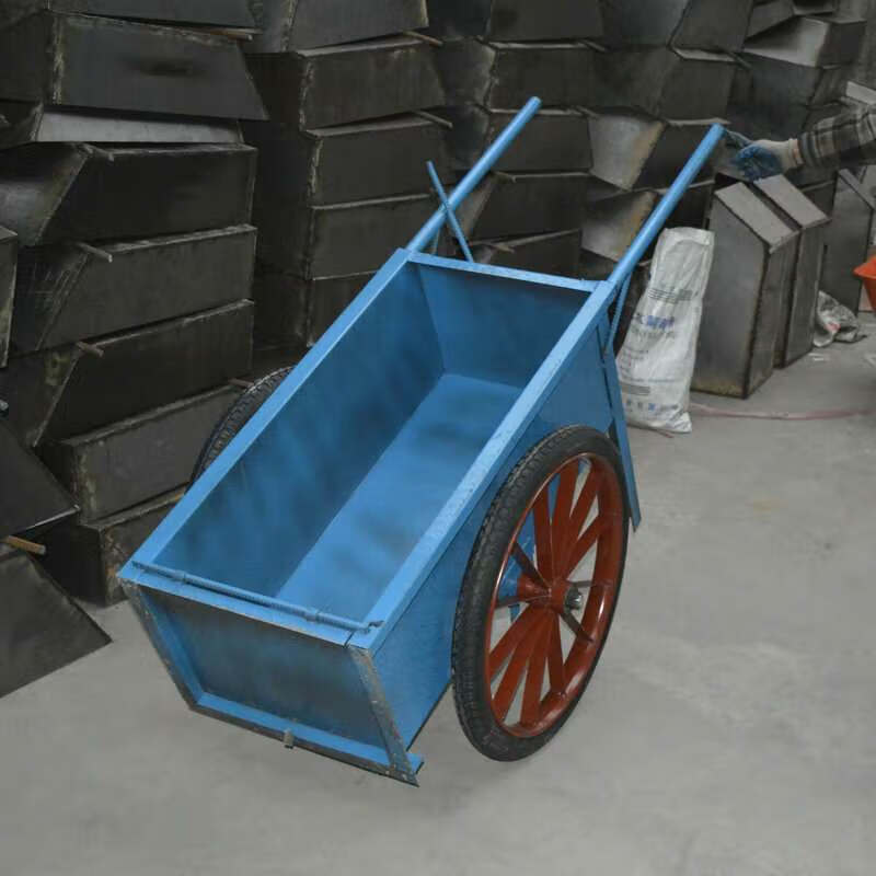 工地推车灰斗车水泥手推车环保车垃圾车拉砖小铁车拉砖车独轮车 二轮