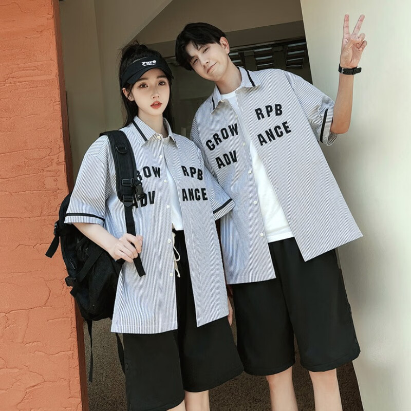 鲁邦爵高中生班服校服套装男套装短袖衬衫韩版学院风长裙初生小学生