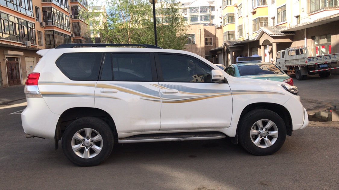 宸芃适用于10-20新款普拉多车身彩条贴纸霸道2700拉花腰线装饰车贴