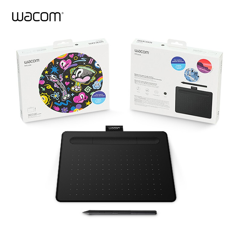Wacom和冠数位板 手绘板 手写板 写字板 绘画板 绘图板 电子绘板 电脑绘图板 无线蓝牙CTL-6100WL/K