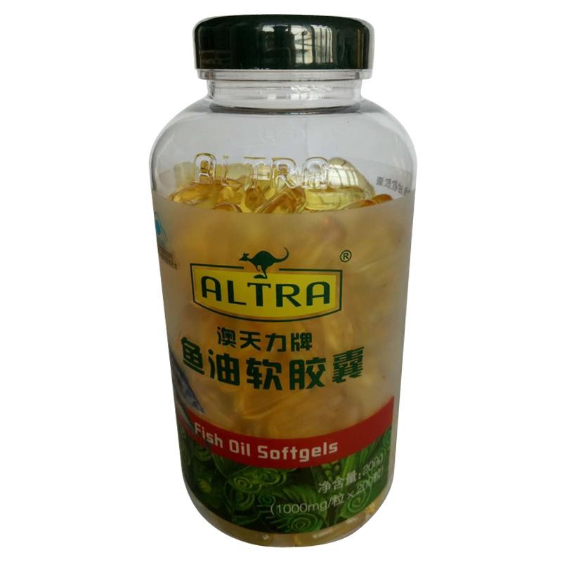 澳天力牌   鱼油软胶囊 1000mg*200粒