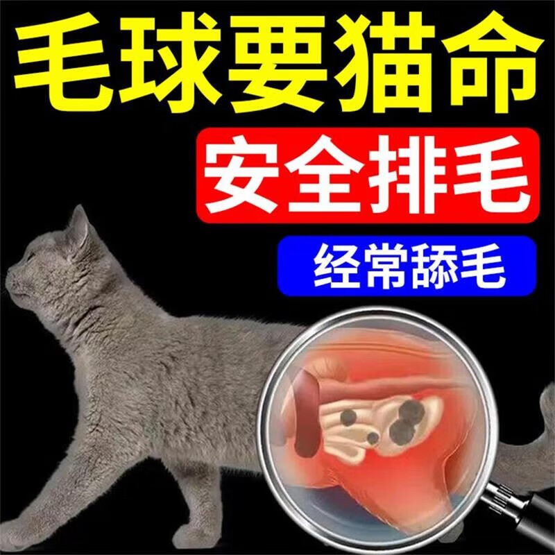 猫咪专用化毛膏去毛球益生菌补充营养液肠胃调理排毛球降便臭猫化毛去毛球消化不良宠物呕吐吐黄水猫咪便秘 【一盒装】