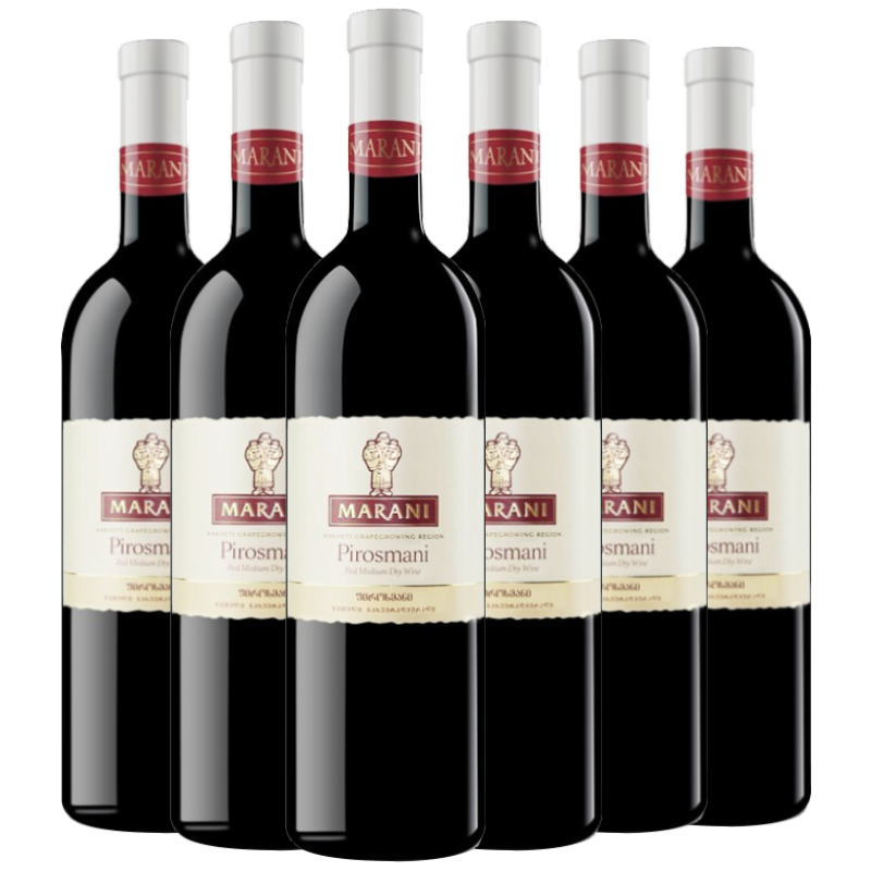 玛朗尼(Marani)皮罗斯曼尼半干红葡萄酒 750ML*6支整箱 酒庄直供红酒