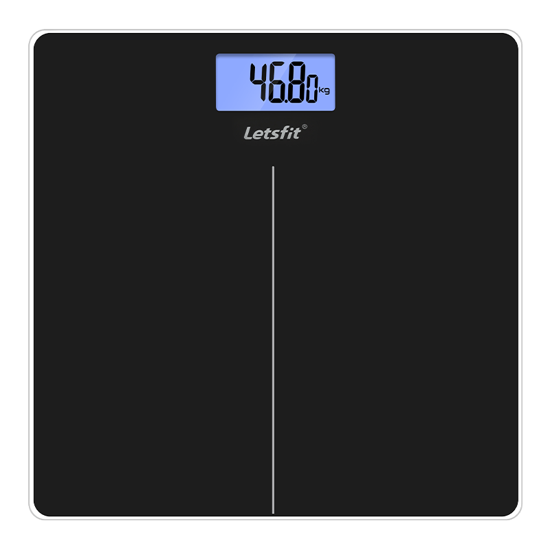 香山(letsfit)体重秤电子秤人体 家用精准称重体重计高精度人体秤健康