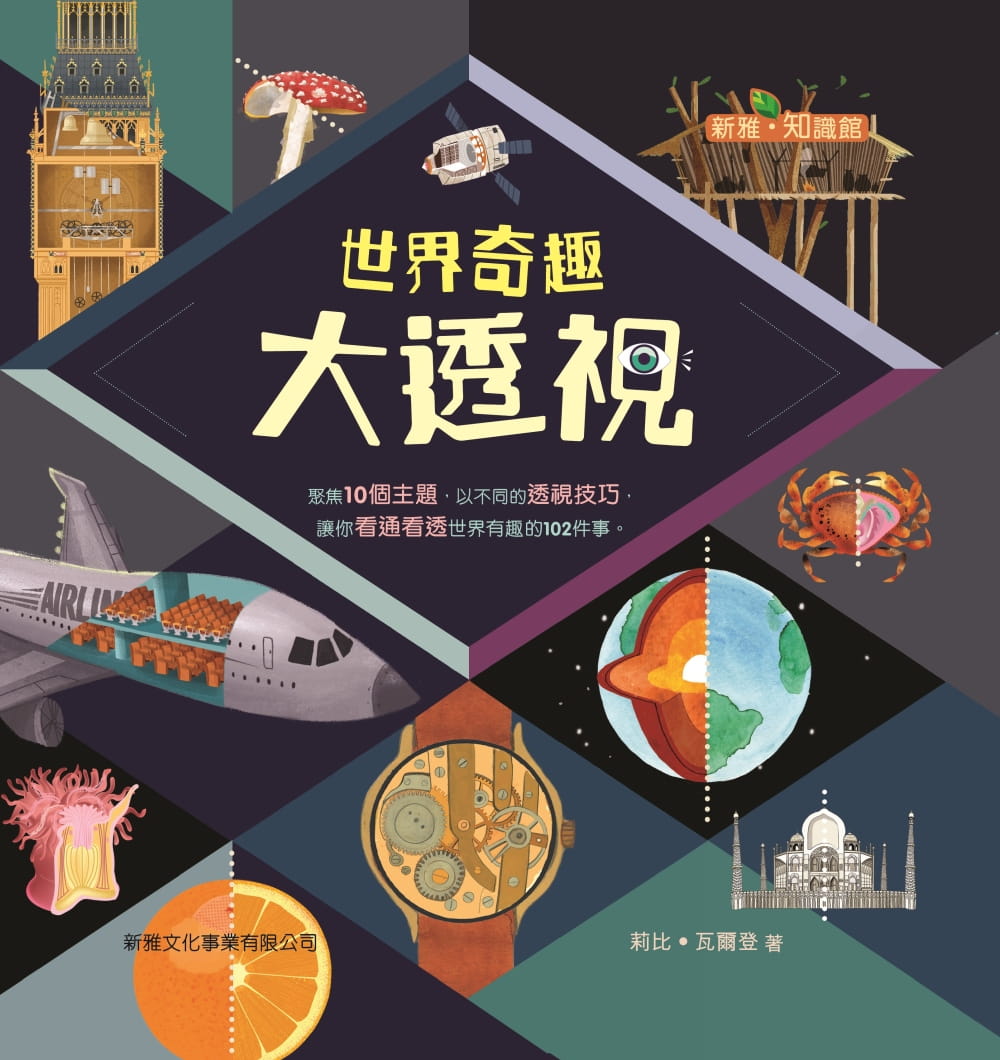 QH预售 莉比-瓦尔登 世界奇趣大透视 新雅 香港原版