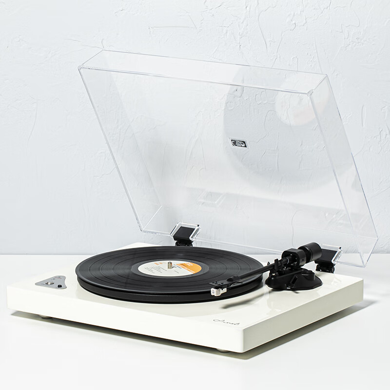 aunets x60黑胶唱片机lp蓝牙复古留声机台式现代白色周欧式杰伦 x60