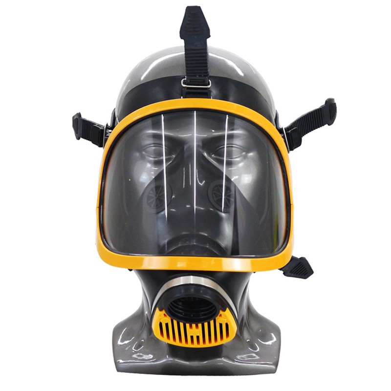 普达 防毒面具过滤式自吸军全面罩防氨硫化氨生化气体 全脸面具pd