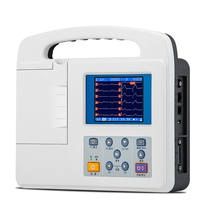 心电图机十二道医用ecg-2301单道12导联医用家用自动分析诊断检测仪