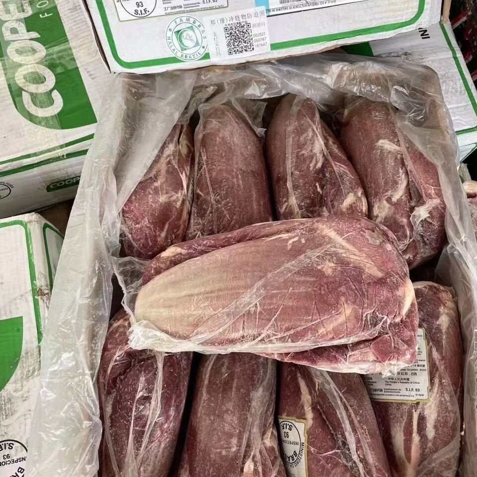 如题山新鲜冷冻牛腱肉 牛后腱 牛腱心生牛肉 50斤不注水 10000g