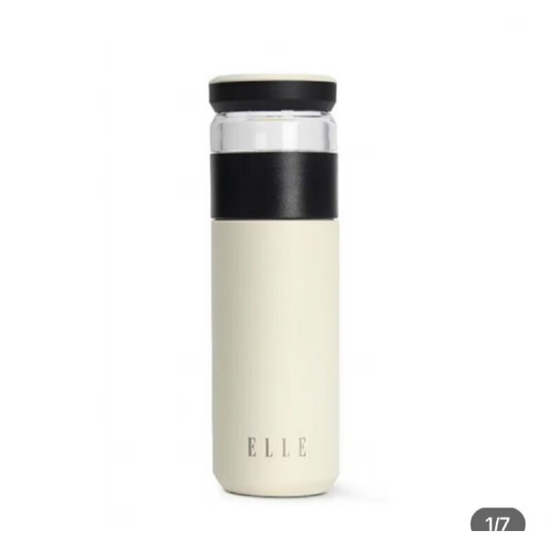 茶水分离保温杯便携大容量不锈钢水杯不锈钢泡 elle茶水分离保温杯