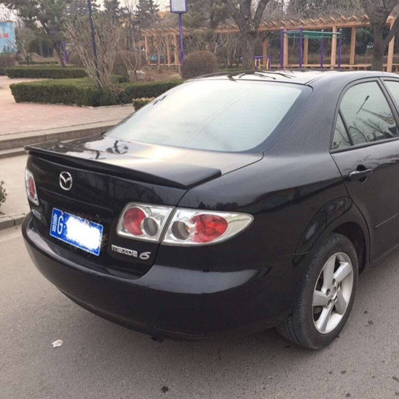 千驰嘉马自达6尾翼改装03-15款老马六m6轿跑运动款定风翼烤漆免打孔