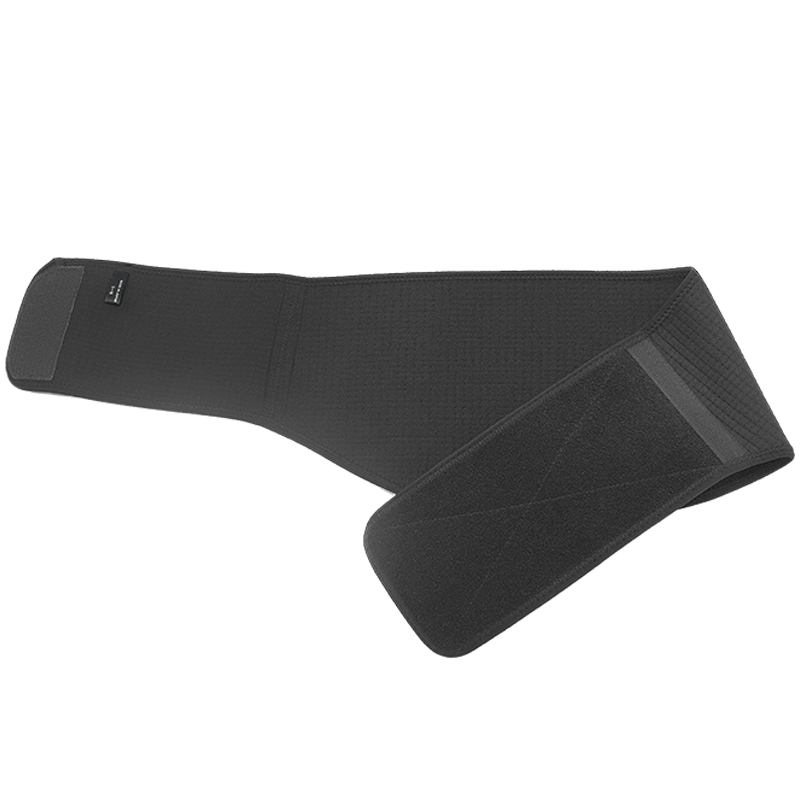 法藤（Phiten） 日本原裝軟支撐保暖防護腰腹護腰護骨盆運動防護男女通用腰帶 黑色（舒適保暖） 美鈦克系列 S-M   適用腰圍尺寸60-85cm