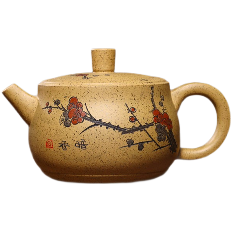 徐保國 紫砂壺純全手工宜興紫砂功夫茶具泡茶壺芝麻段暗香 段泥