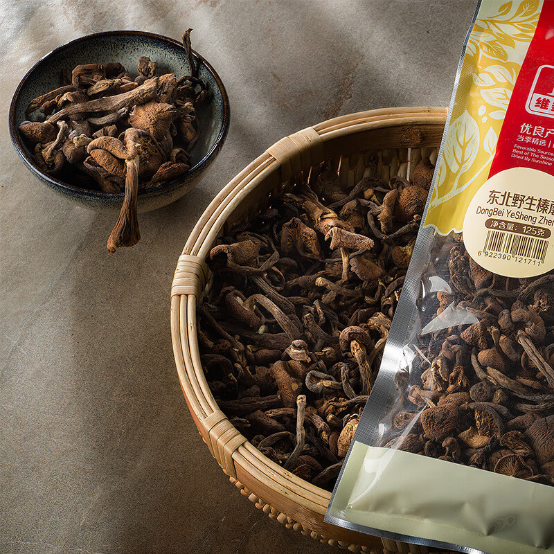 禾澹榛蘑菇 东北特产榛蘑 东北特产干货125g