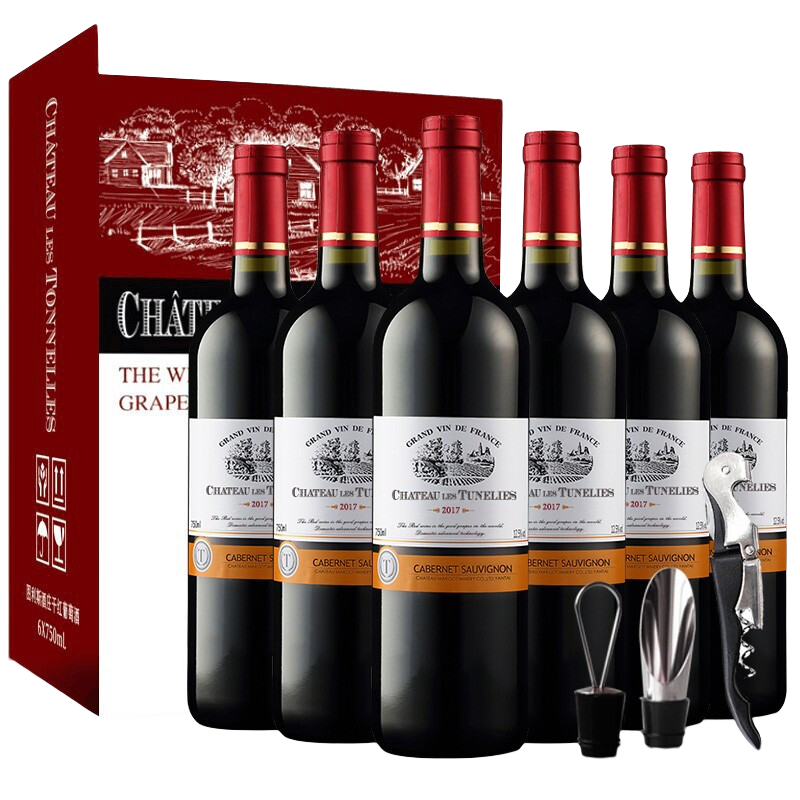 图利斯酒庄干红葡萄酒整箱礼盒750ml*6价格走势及介绍|葡萄酒怎么才能买到最低价