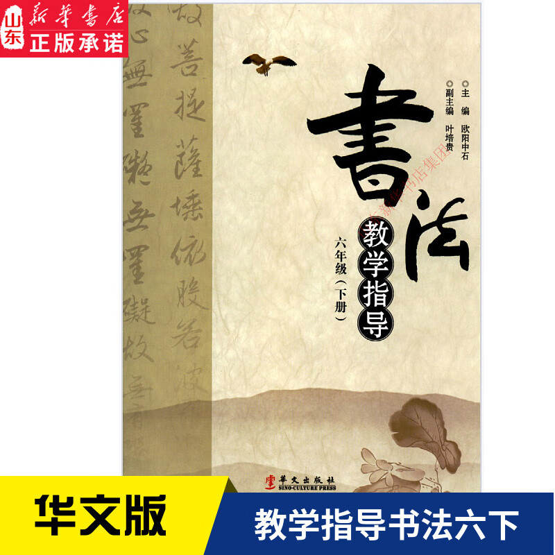 小学六年级下册书法教学指导书华文版教材