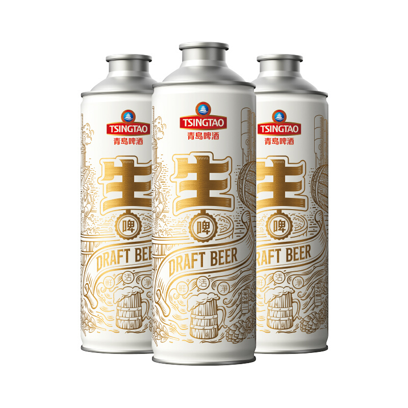 青岛啤酒生啤10度1l*6罐 20天【3月6日生产】 1000ml 6瓶