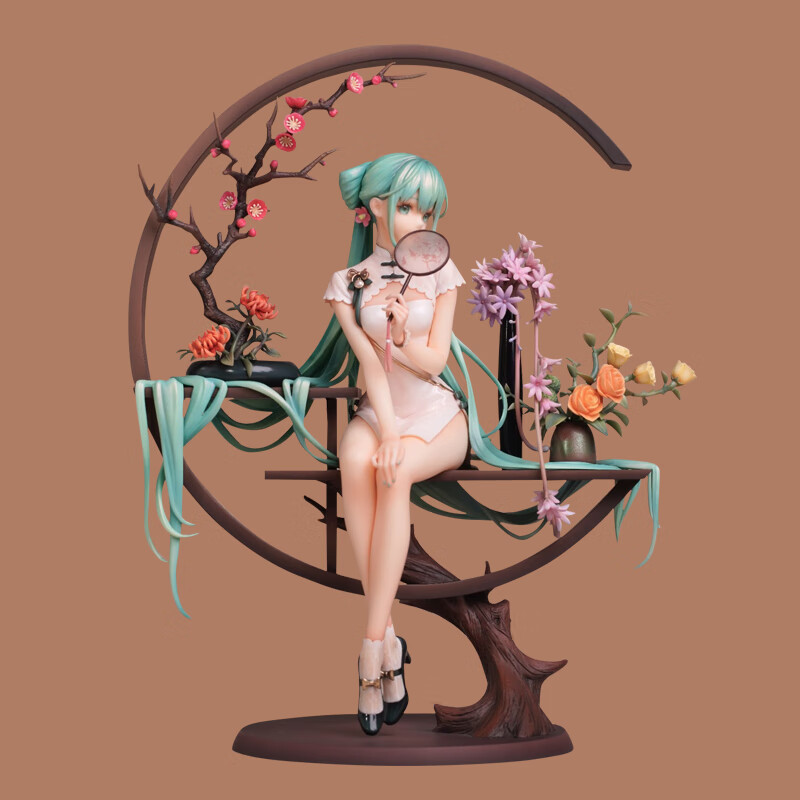 初音未来 1/7 全款现货 歌姬 国古风 旗袍 模型 摆件 韶华-初音未来
